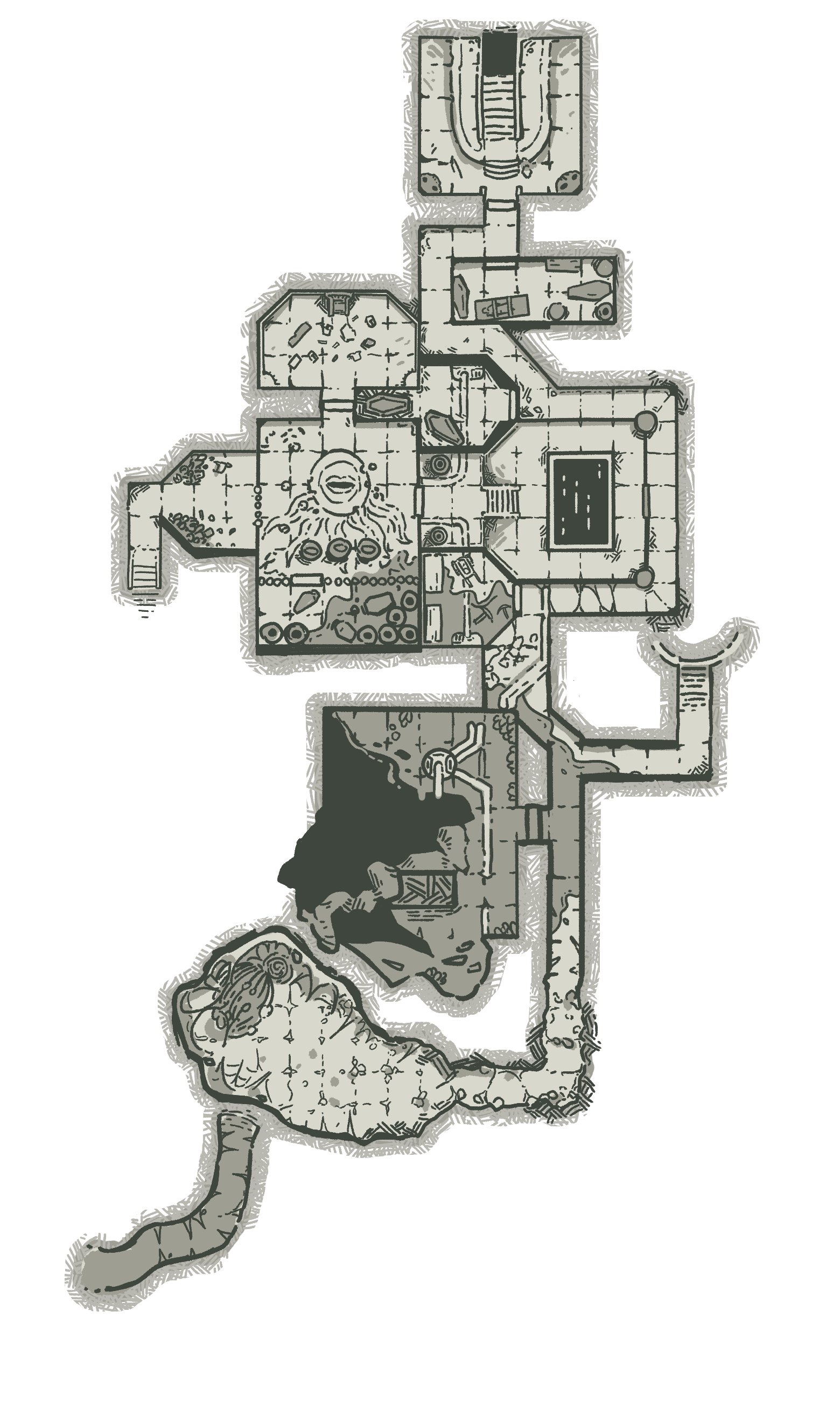 Dungeon map